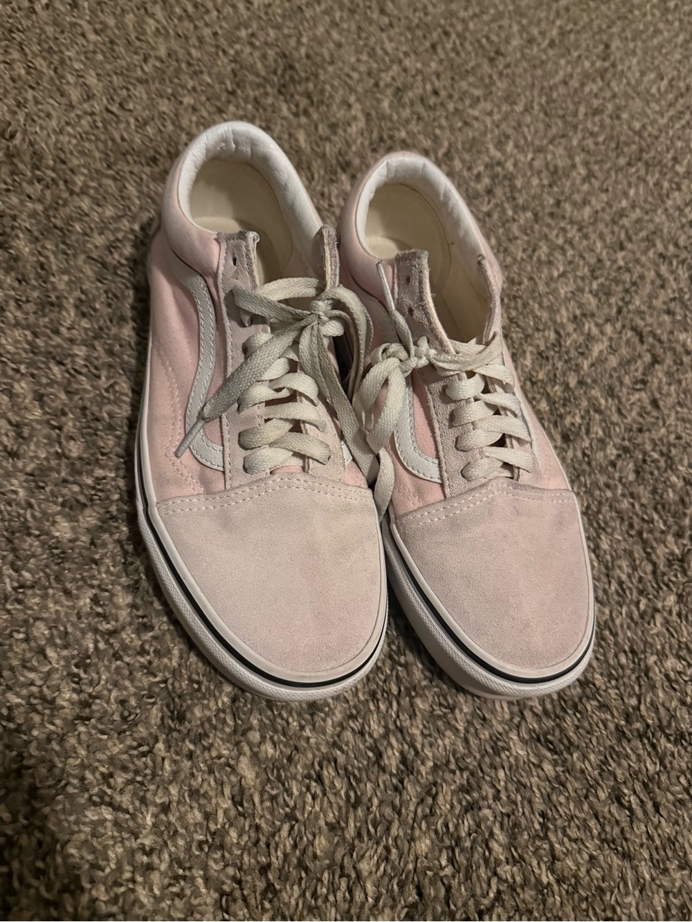Van’s Women’s Pink Low-Top Canvas Suede Sneakers - “Throwback” Collection